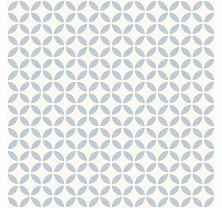 Store enrouleur bleu design à motifs circulaires - TenStickers