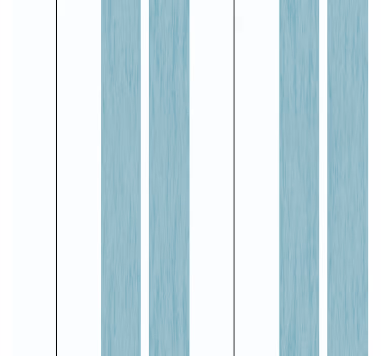 Store enrouleur bleu rayures turquoise - TenStickers