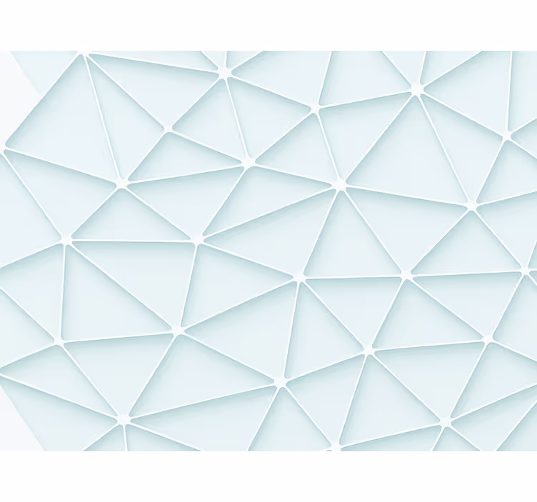 Store enrouleur bleu design triangle abstrait - TenStickers
