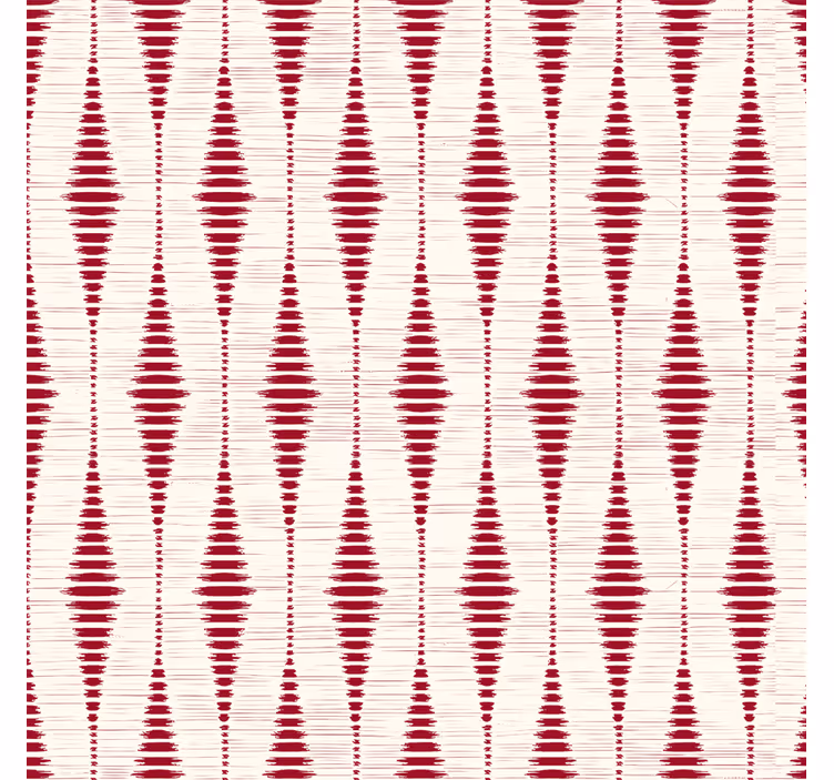 Store enrouleur moderne motif ikat rouge - TenStickers