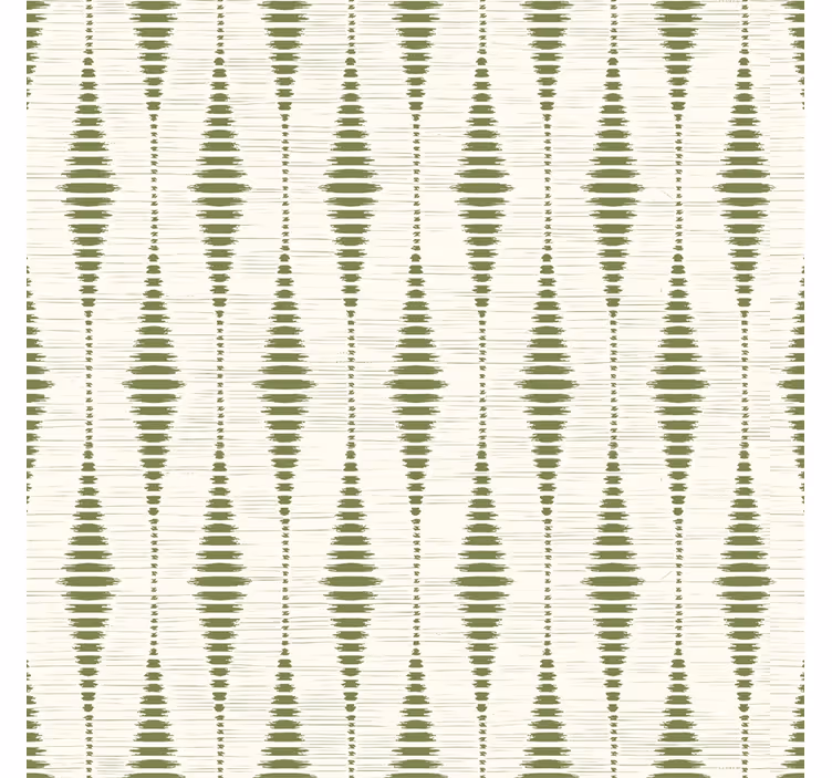 Store enrouleur moderne vert mousse ikat - TenStickers