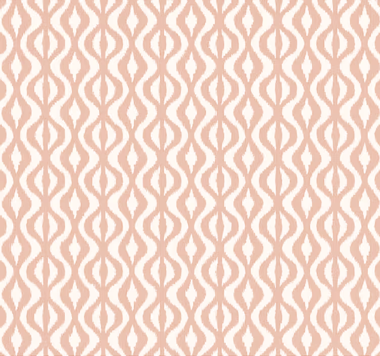 Store enrouleur moderne rose poudré ikat géométrique - TenStickers
