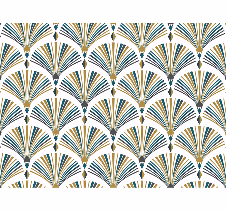 Store enrouleur moderne fresque vintage gatsby - TenStickers