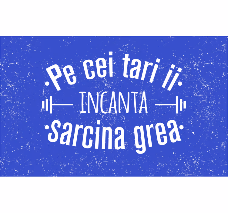 Store enrouleur bleu pour les plus courageux - TenStickers