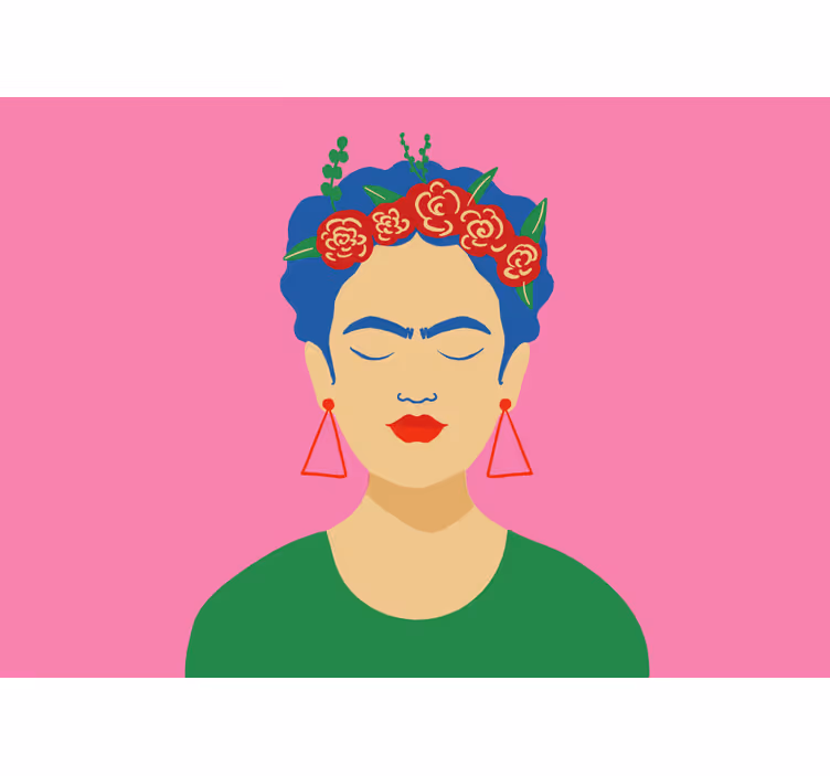 Store enrouleur bureau design pop art frida kahlo - TenStickers