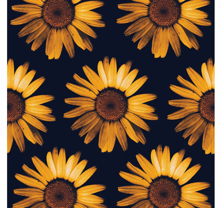 Store enrouleur bureau tournesol jaune - TenStickers