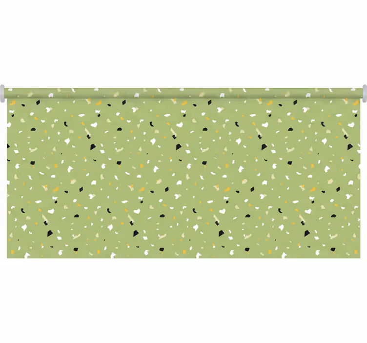 Store enrouleur vert terrazzo vert - TenStickers