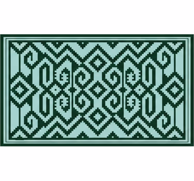 Store enrouleur vert couleurs mapuche - TenStickers