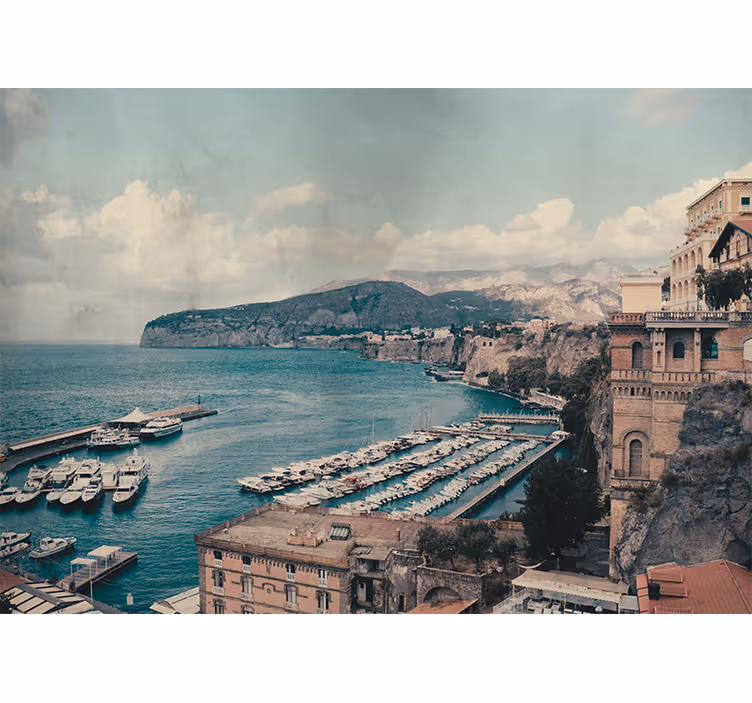 Store enrouleur bureau paysage de sorrente italie - TenStickers