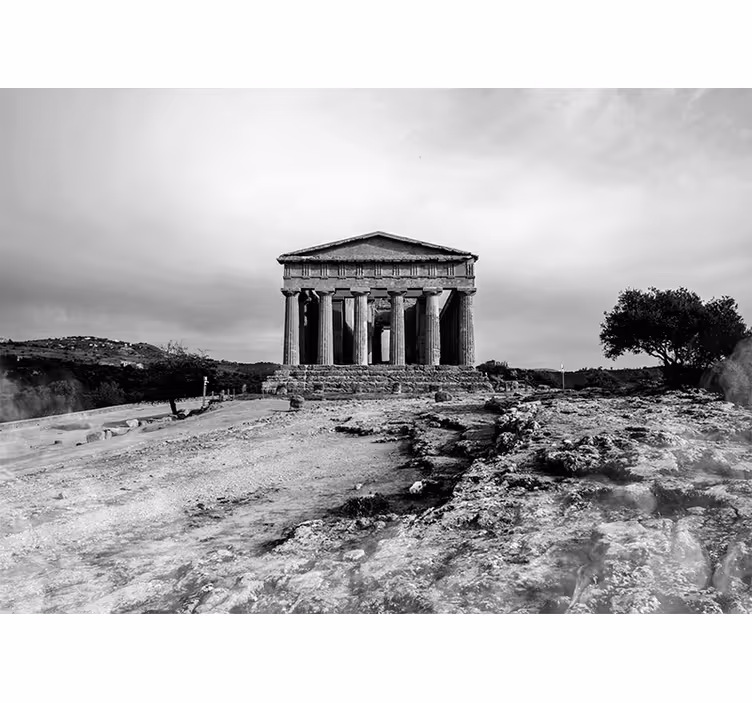 Store enrouleur bureau vallée des temples sicile - TenStickers