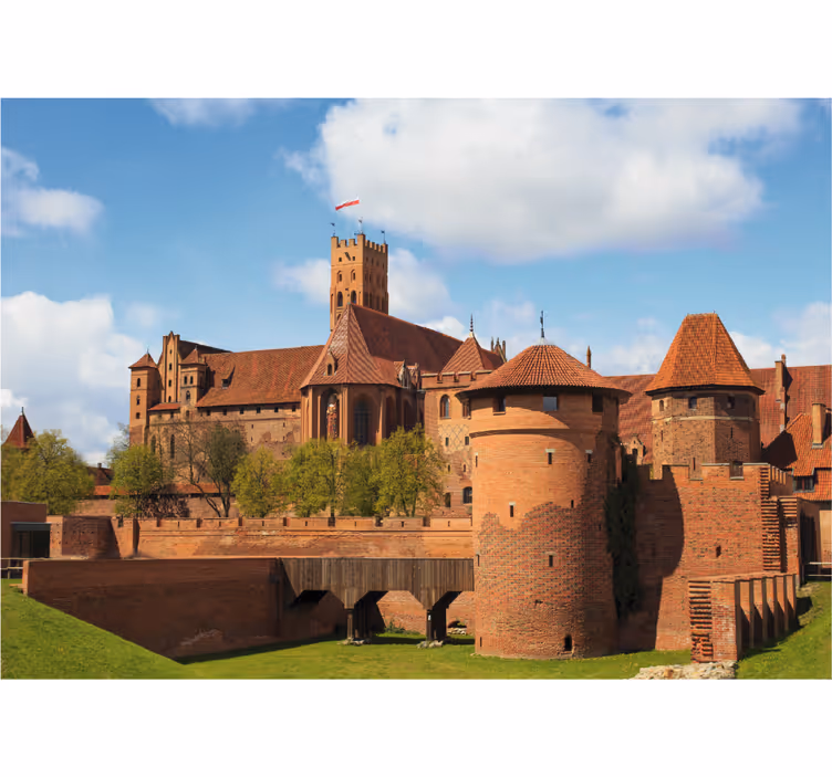 Store enrouleur bureau château de malbork - TenStickers