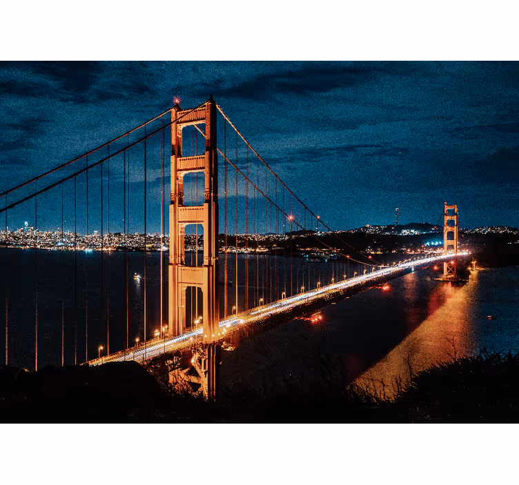 Store enrouleur bureau soirée au golden gate - TenStickers