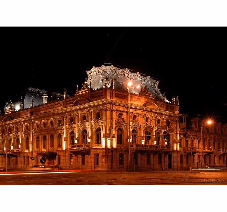 Store enrouleur bureau Łódź nuit étoilée - TenStickers