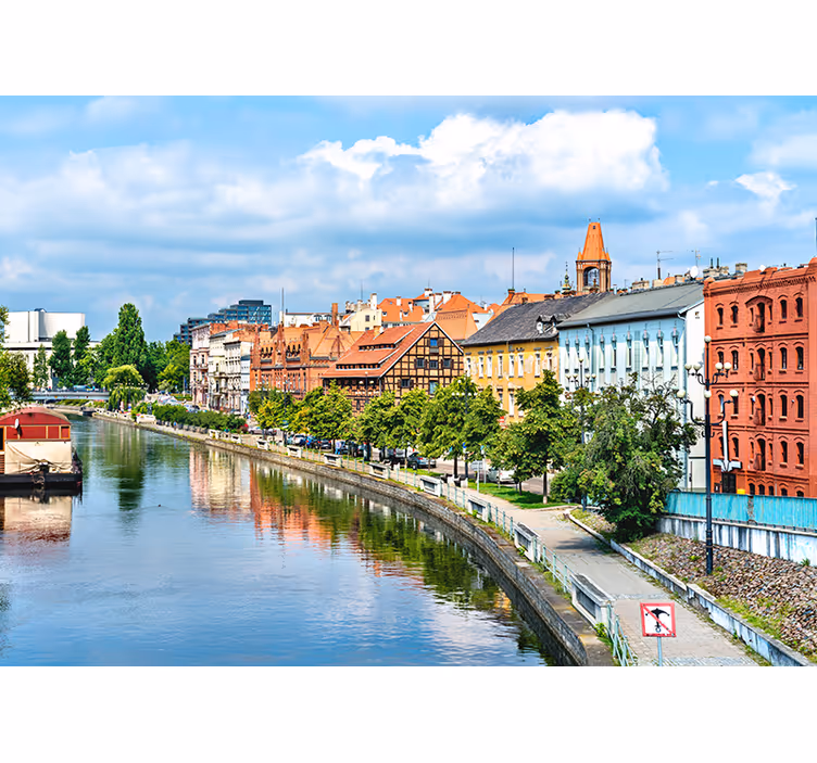 Store enrouleur bureau rivière de bydgoszcz - TenStickers