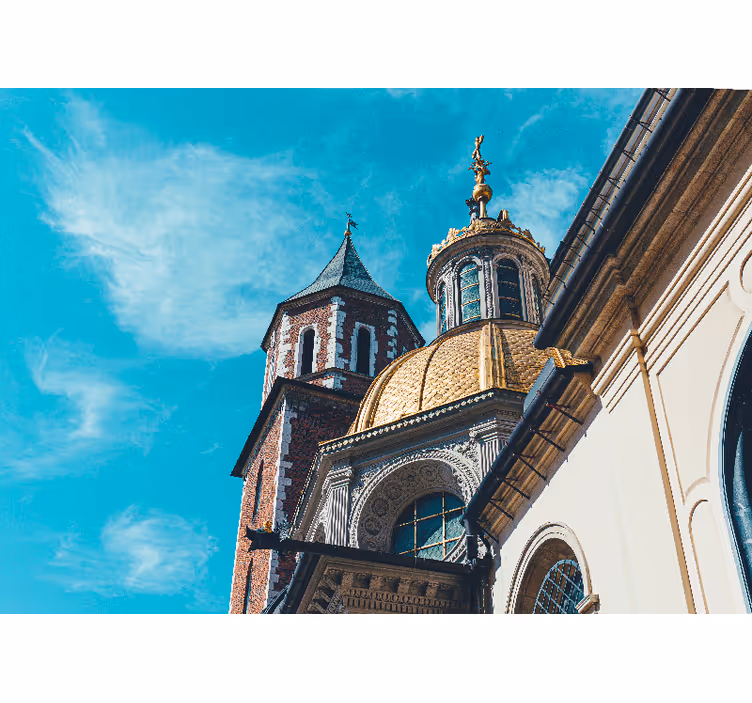 Store enrouleur bureau vue sur wawel - TenStickers