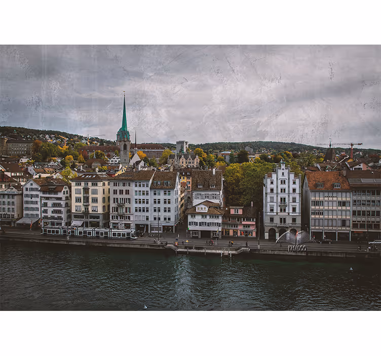 Store enrouleur bureau maisons de zürich au lac - TenStickers