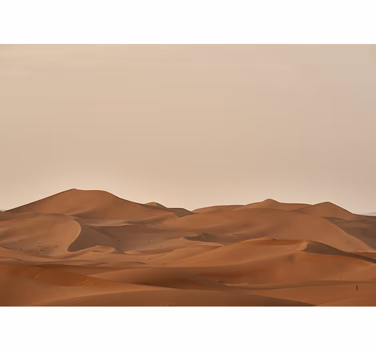 Store enrouleur bureau dunes de sable au désert - TenStickers