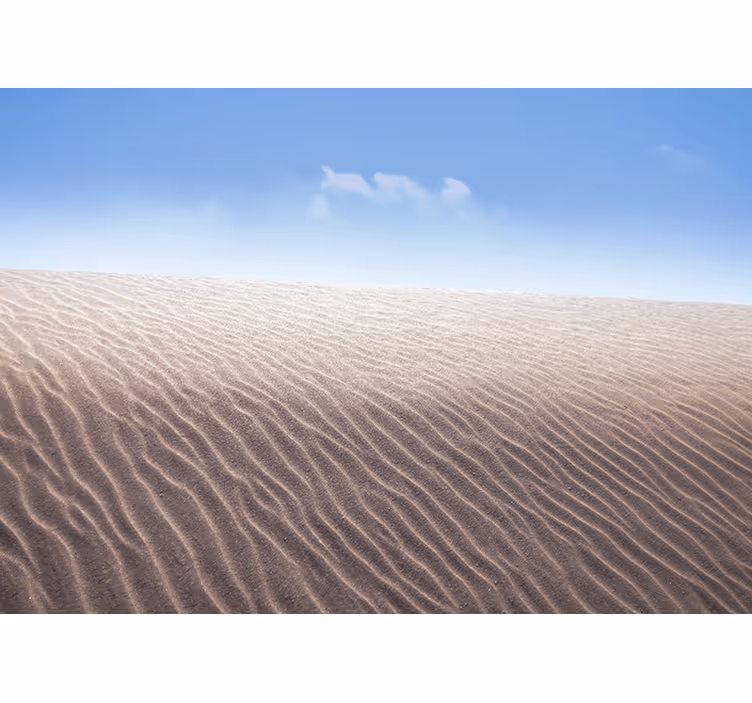 Store enrouleur bureau lignes sur le sable désert - TenStickers