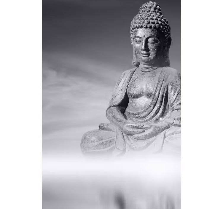 Store enrouleur bureau bouddha zen - TenStickers