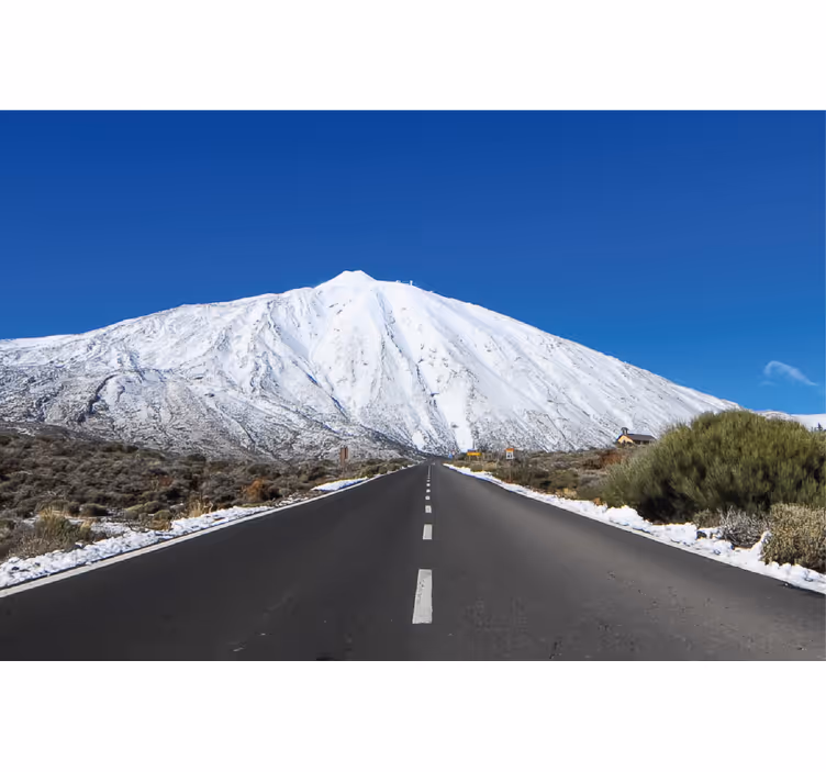 Store enrouleur bureau route vers le teide - TenStickers