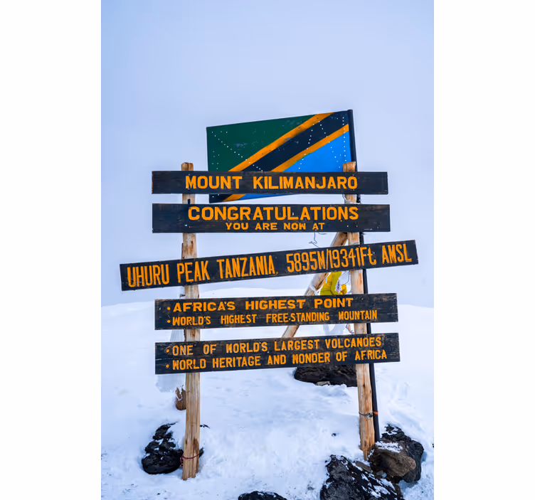 Store enrouleur bureau panneau kilimanjaro - TenStickers