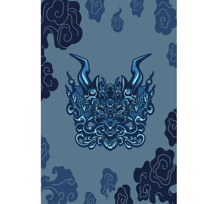 Store enrouleur bureau dragon mythique - TenStickers