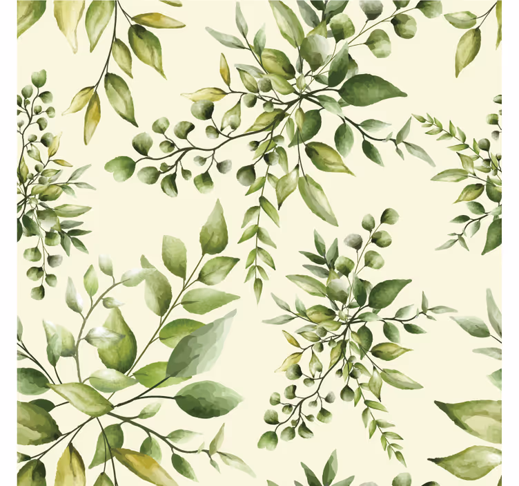 Store enrouleur bureau feuilles tropicales luxuriantes - TenStickers