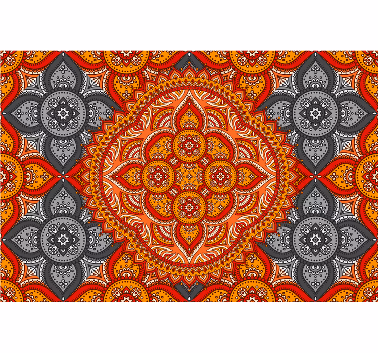 Store enrouleur bureau art mandala par henna - TenStickers