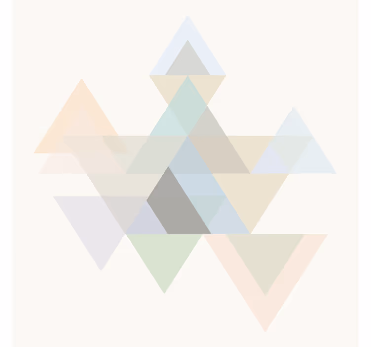 Store enrouleur bureau triangles muraux colorés - TenStickers