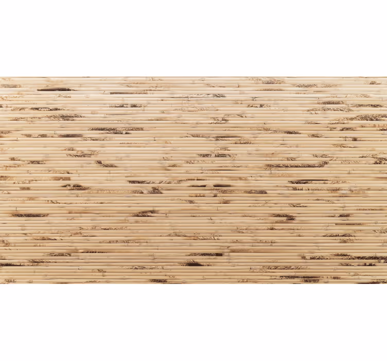 Store enrouleur beige à motifs de bâtons en bois clairs - TenStickers