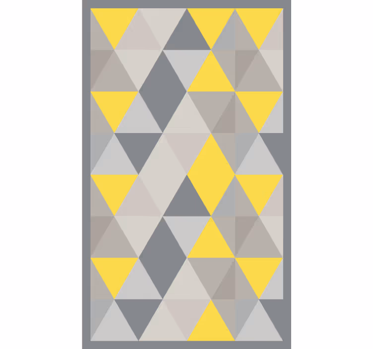 Store enrouleur chambre motifs triangles pantone - TenStickers