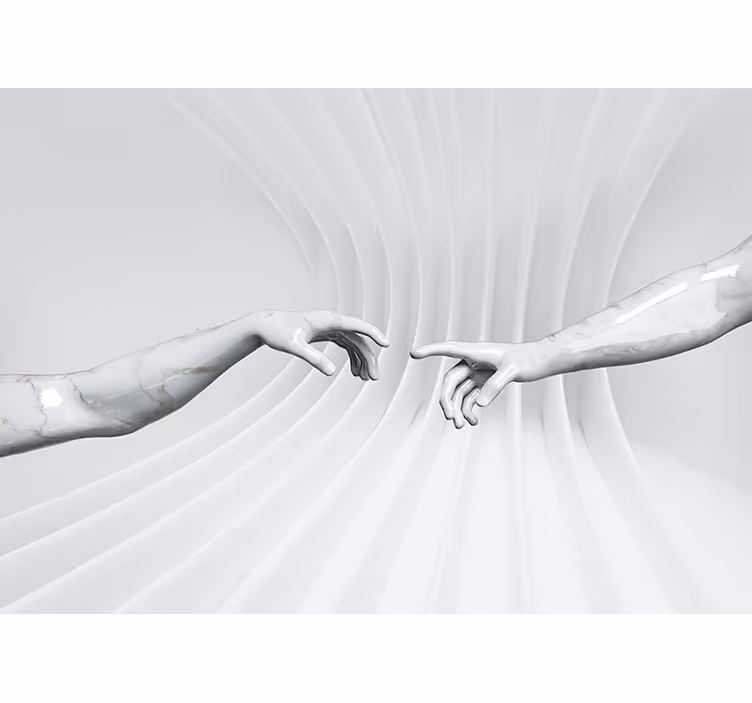 Store enrouleur blanc illusion optique adam - TenStickers