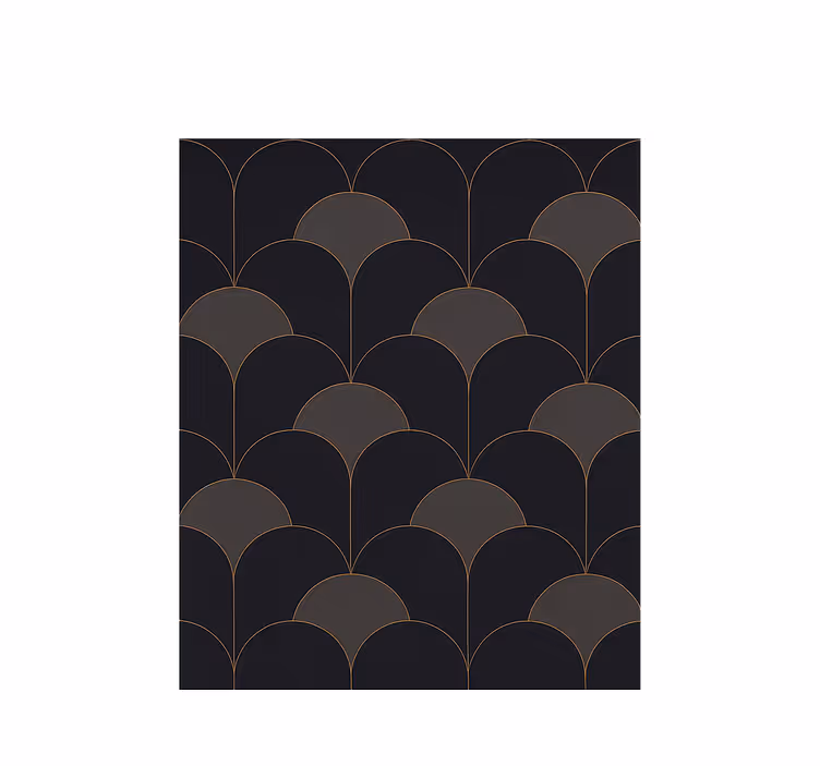 Store à enrouleur vintage design arches années 1920 - TenStickers