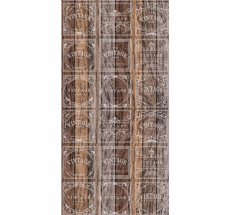 Store à enrouleur vintage fût estampés - TenStickers
