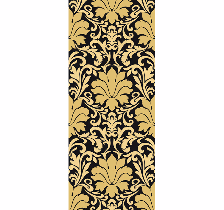 Store à enrouleur vintage style damassé luxueux - TenStickers