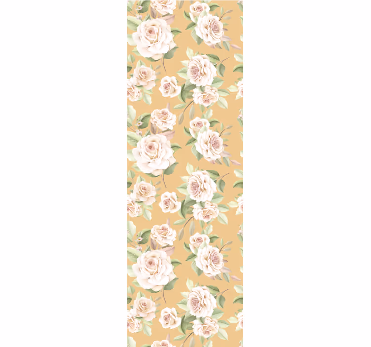 Store à enrouleur vintage motif roses provençales - TenStickers