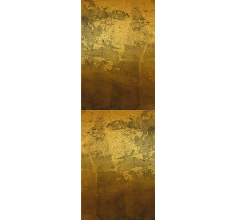 Store à enrouleur vintage motif doré rétro - TenStickers