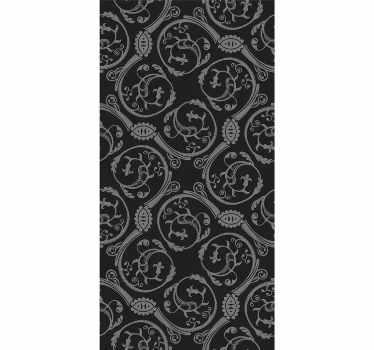 Store à enrouleur vintage motifs gothiques - TenStickers
