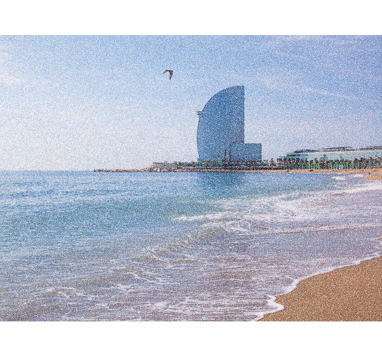 Store enrouleur bureau vela hôtel à la barceloneta - TenStickers