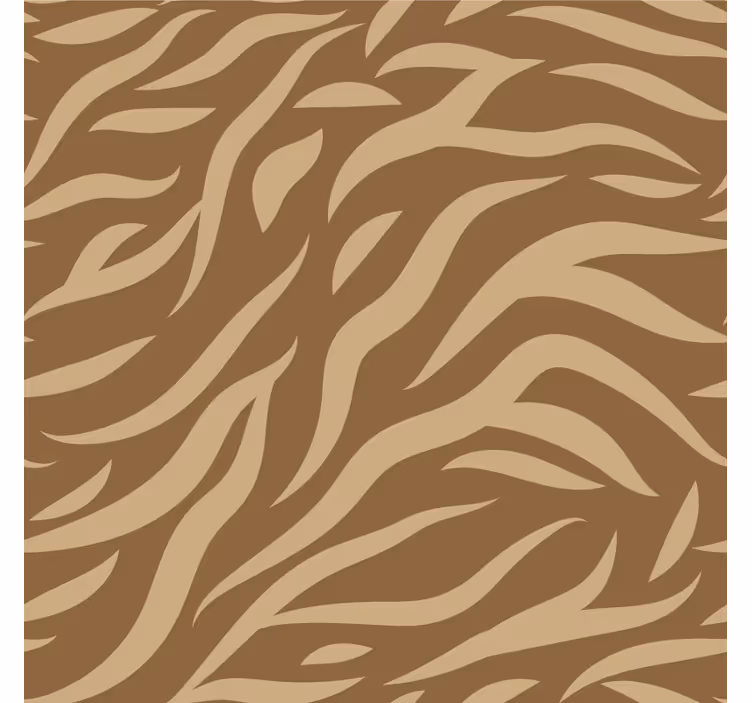 Store enrouleur bureau motif peau de tigre marron et beige - TenStickers