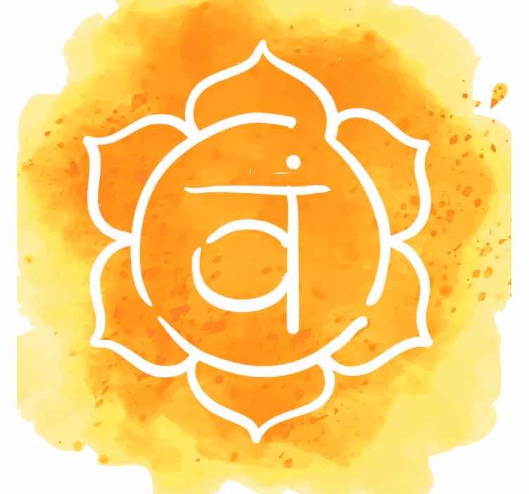 Store enrouleur bureau symbole du chakra sacré - TenStickers