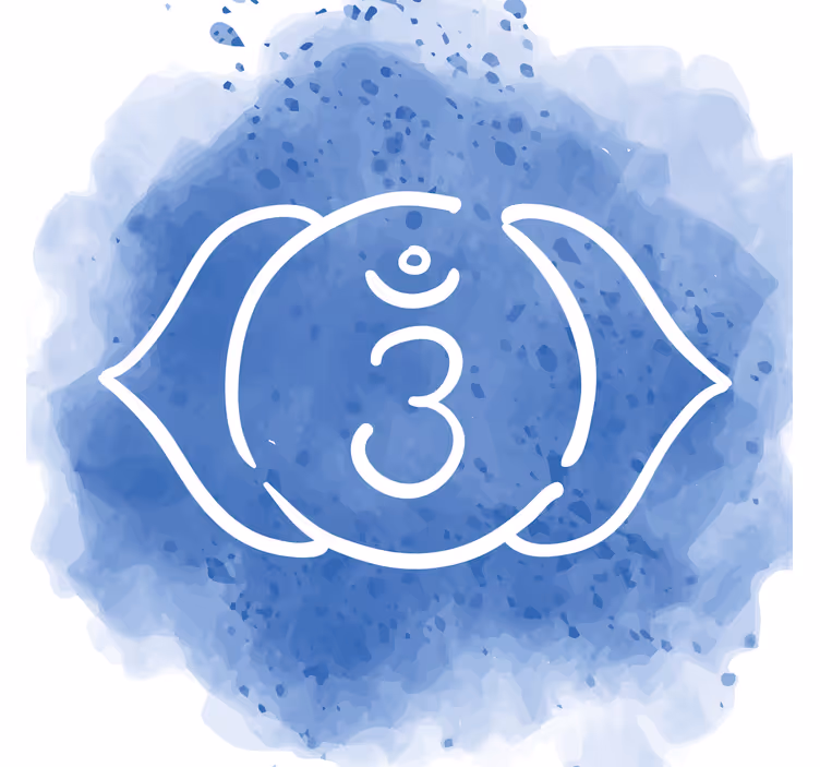 Store enrouleur bureau symbole du troisième œil - TenStickers