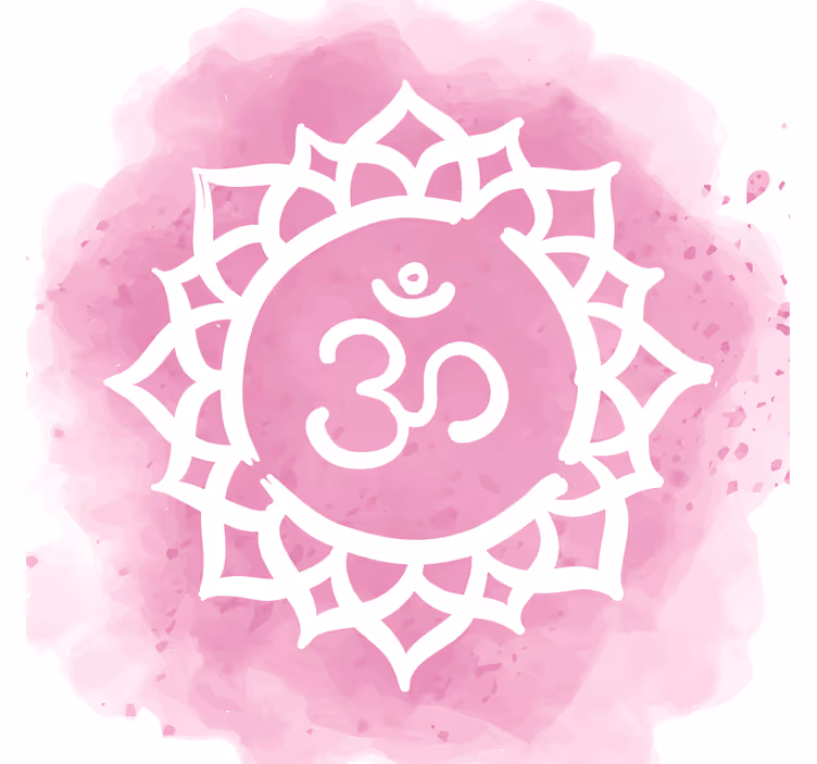 Store enrouleur bureau symbole du chakra couronne - TenStickers