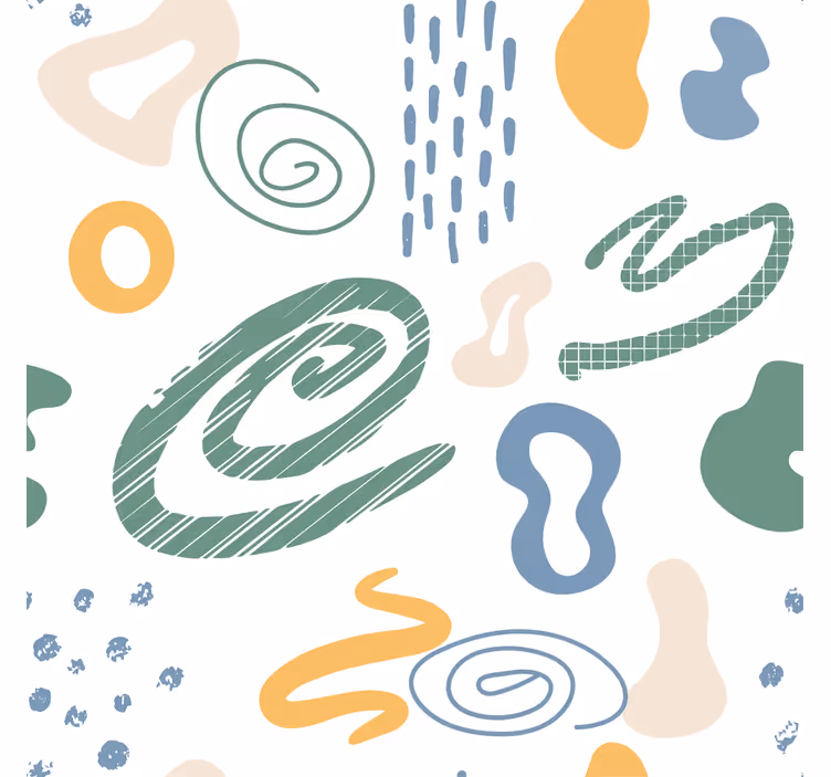 Store enrouleur bureau motifs textures peintes minimalistes - TenStickers