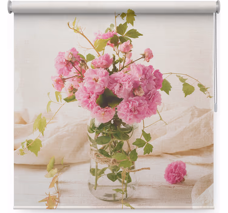 Store enrouleur bureau peinture de roses fanées - TenStickers