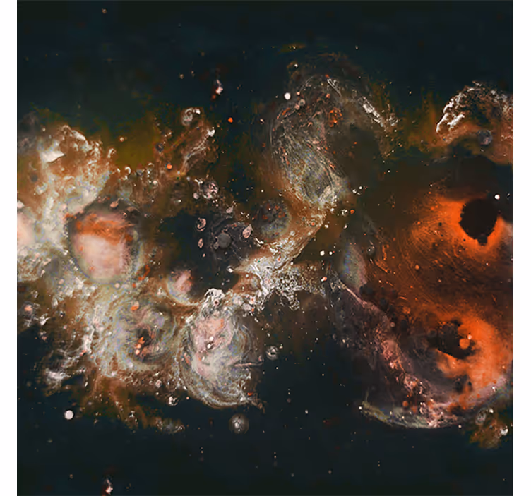 Store enrouleur bureau vue magnifique galaxie - TenStickers