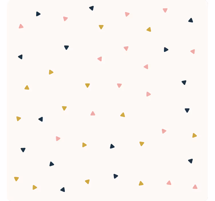 Store enrouleur blanc triangle minimaliste petit - TenStickers