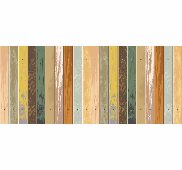 Store enrouleur chambre bois coloré dégradé - TenStickers