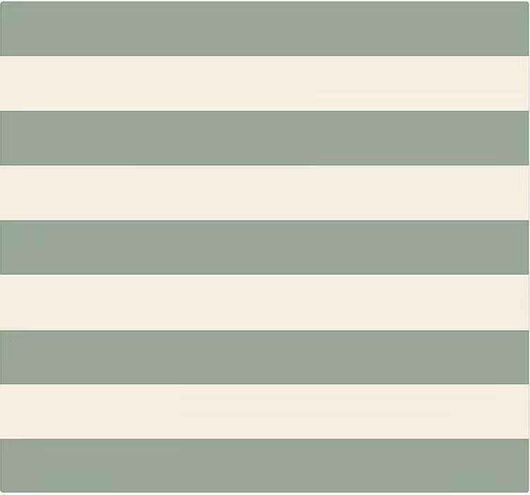 Store enrouleur chambre motif rayé vert - TenStickers