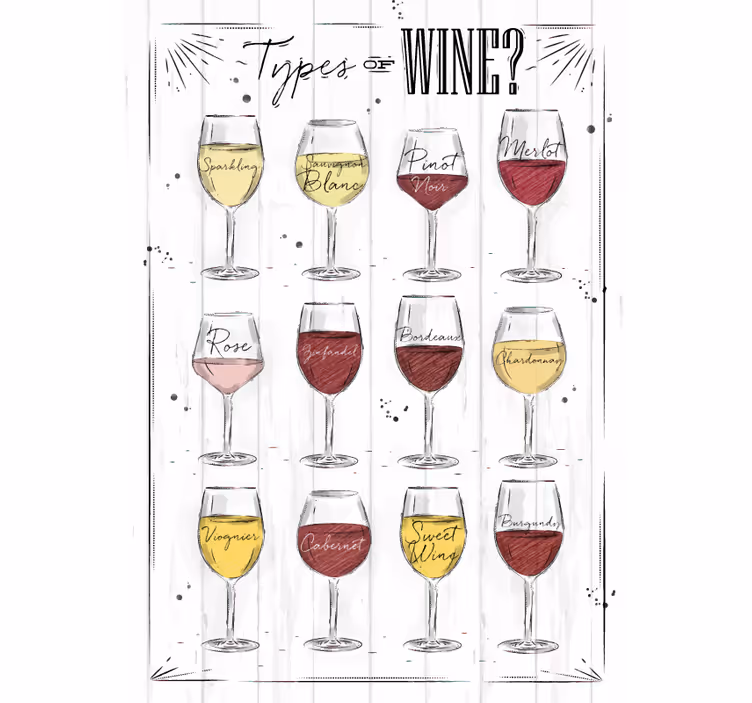Store enrouleur chambre vin rouge - TenStickers